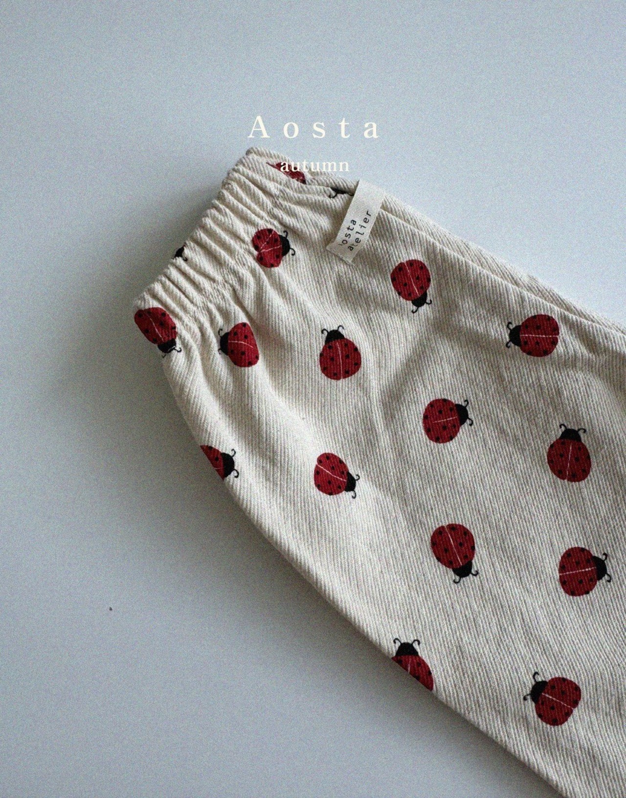 【Aosta】オータムチノパンツ 70~110cm  ブルーチェック 240811 - 11