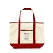 QUARTERSNACKS / JUMBO BOAT TOTE RED