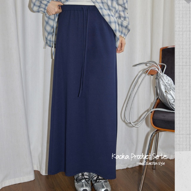 ドロストロングフレアスカート　2litr06136
