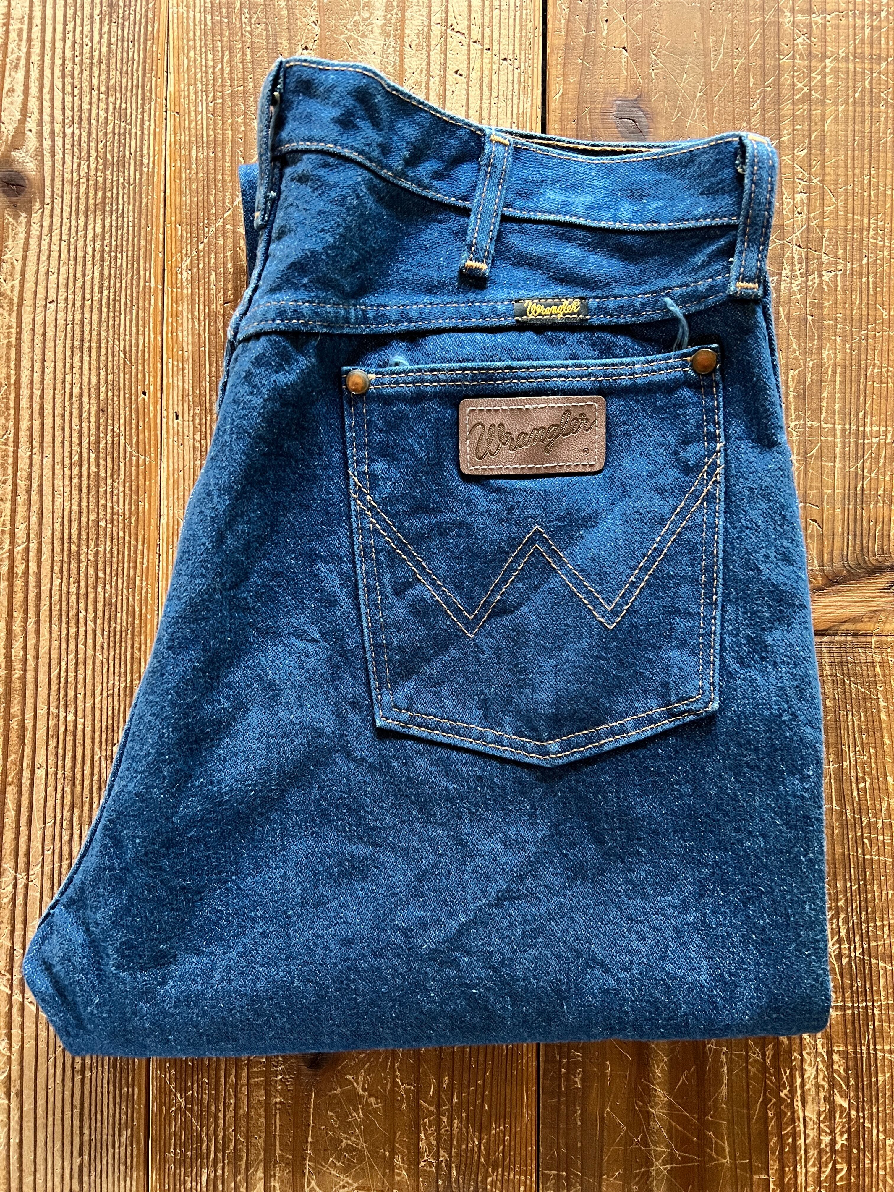 70's STUFFED JEANS デニムカバーオール ワッペン 実寸(34-36位