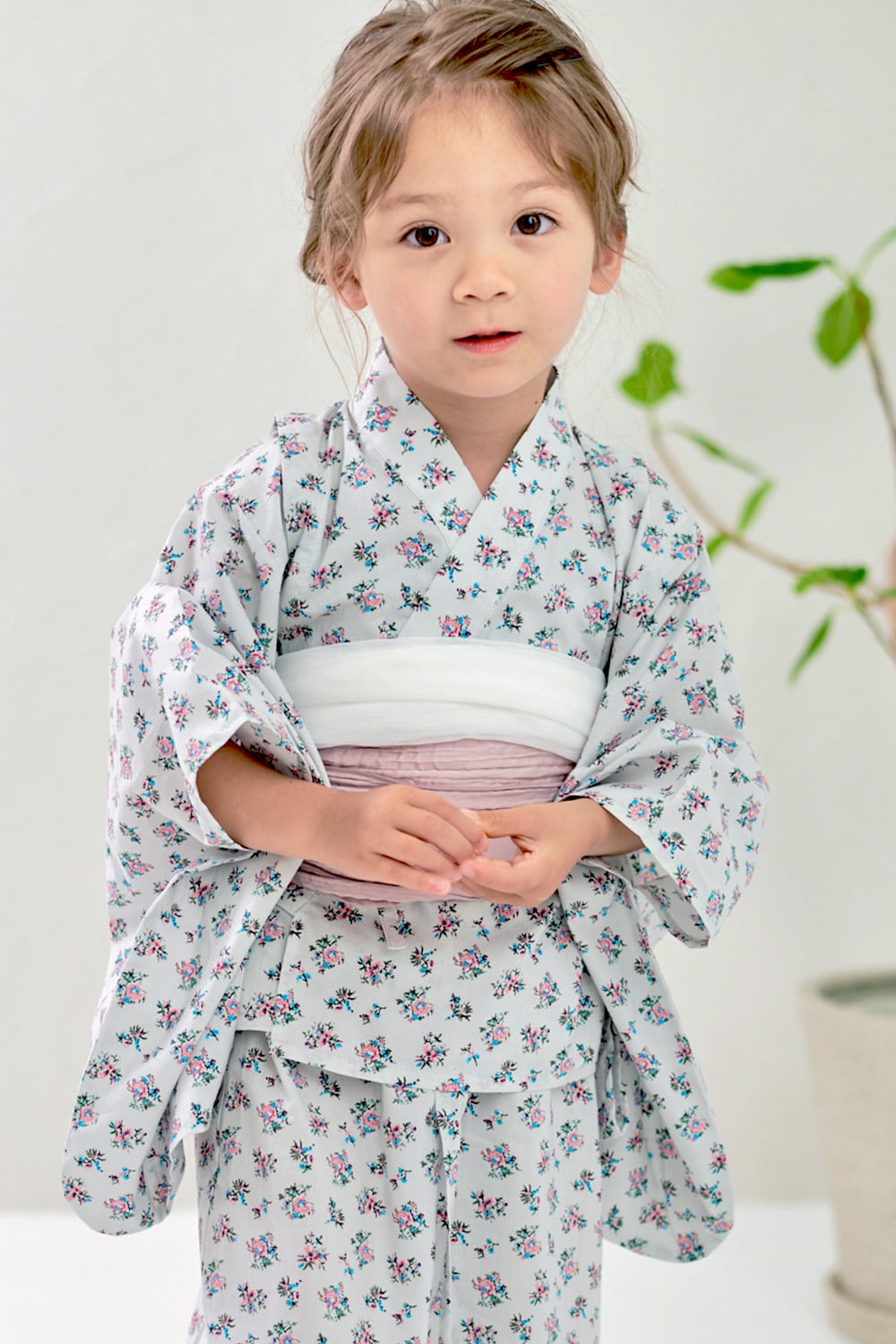 YUKATA long dress〈Light blue〉