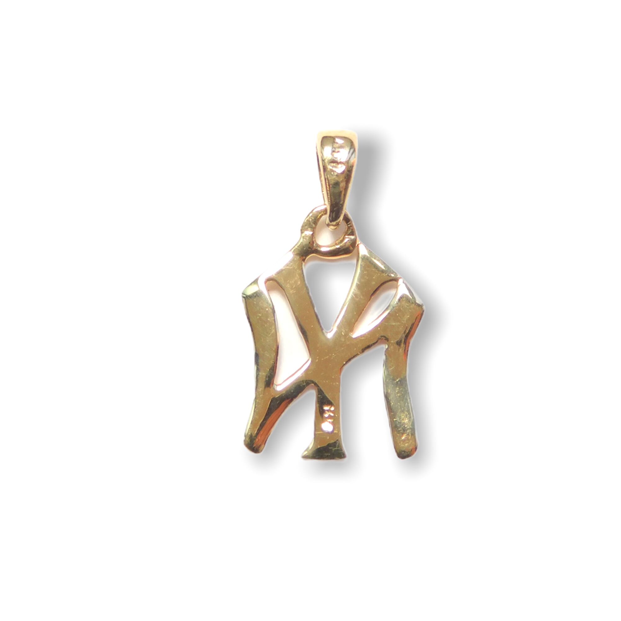 Yankees charm New York ヤンキース ネックレス 14k