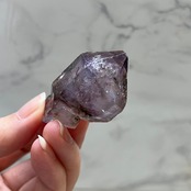 エレスチャルアメジスト2*セイクリッドセブン原石*木製台座付き*天然石インテリア*置き物