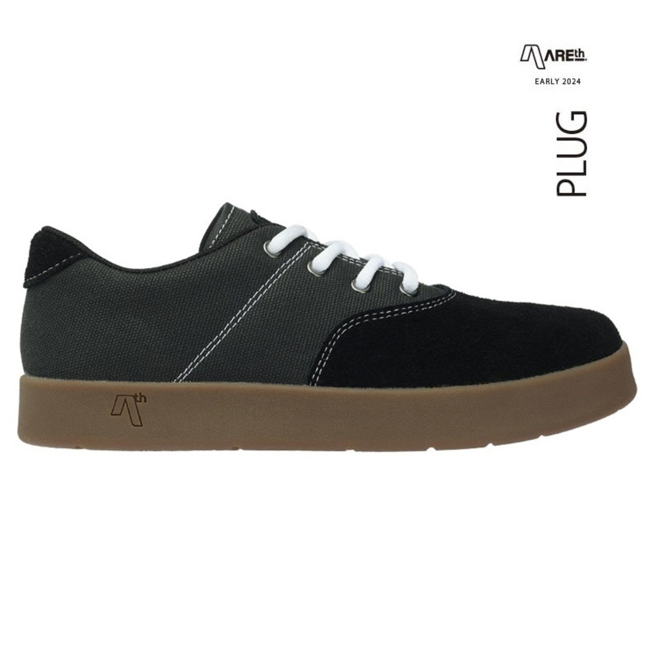 AREth FOOTWEAR 2024 Early PLUG Black ＋ White Stitch | SURFUP