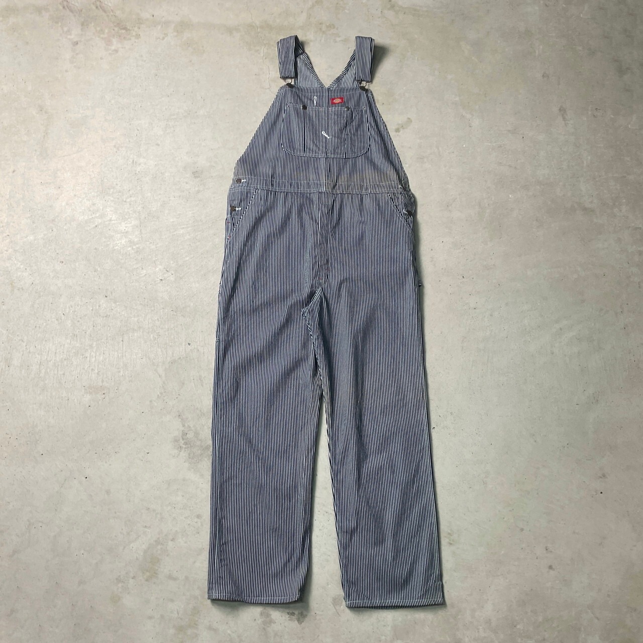 Dickies ディッキーズ オーバーオール ヒッコリーストライプ メンズW40 