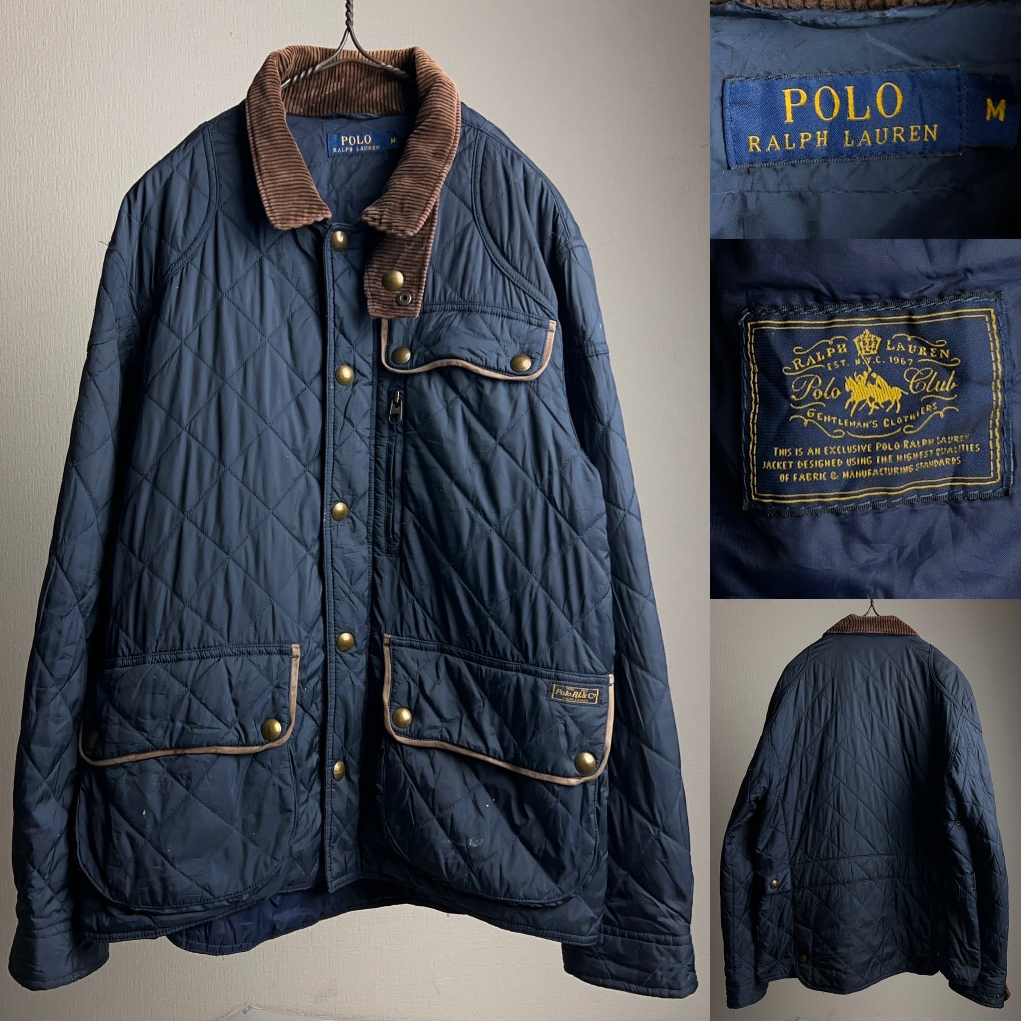 POLO Ralph Lauren Quilting Hunting Jacket SIZE M ポロラルフ