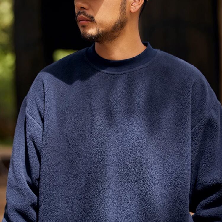 ★PPOLAR FLEECE ROUND NECK SWEATSHIRT　　　A0507