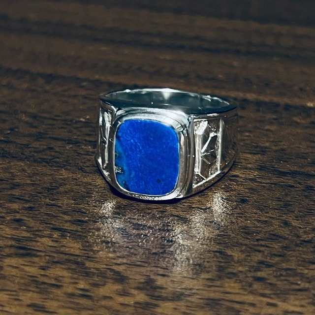 VINTAGE TIFFANY & CO. Lapis Lazuli Ring Sterling Silver | ヴィンテージ ティファニー ラピス ラズリ リング スターリング シルバー