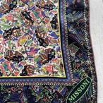 シルクスカーフ　アフリカンモチーフ　MISSONI　 12accm27
