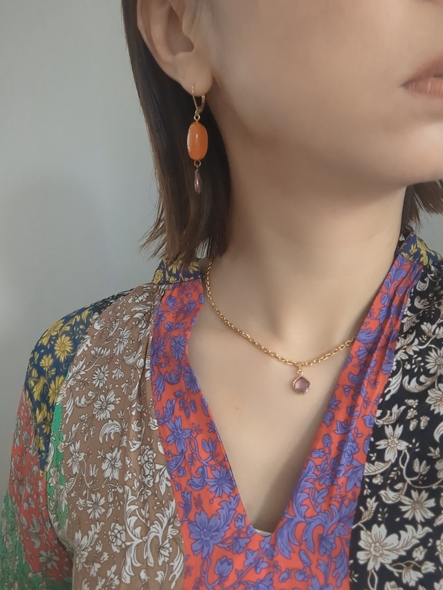 《ピンクアメジスト》ネックレス