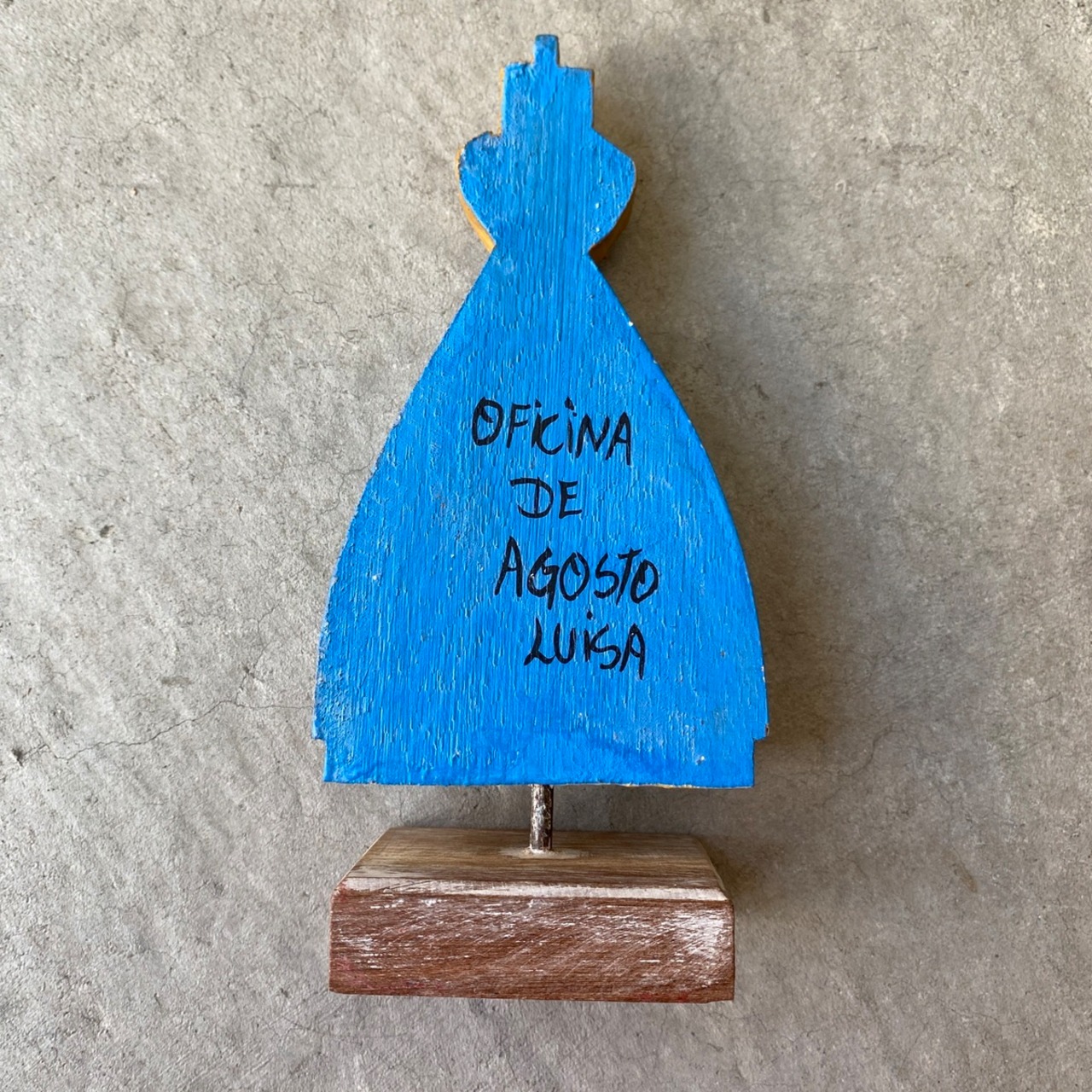 フォークアート OA アパレシーダ 水色 ②