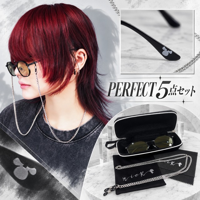 《9/11日ゾロ目の日MEGA PRESENT SALE》YELLOW LENS BLACK FRAME SUNGLASSES【5点PERFECT SET】