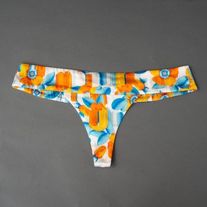 PG002 タンガショーツ Flower orange x Flower orange