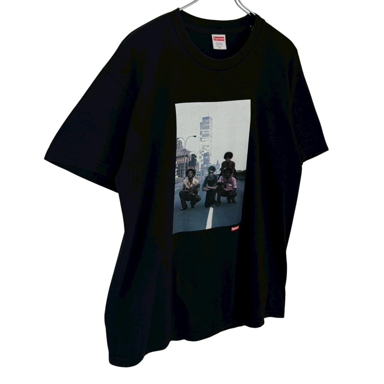supreme シュプリーム Tシャツ M センターロゴ フォト プリントロゴ