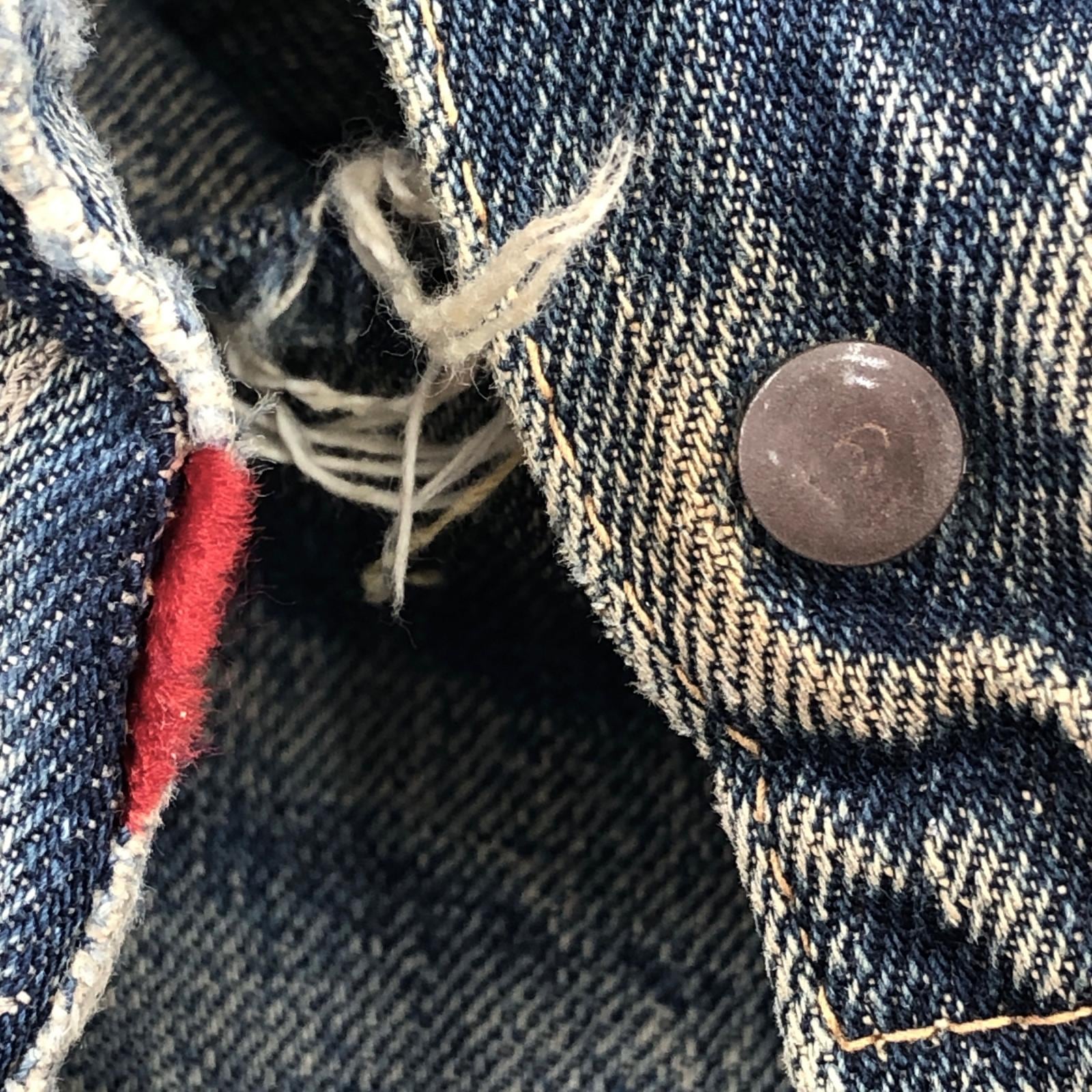 LEVI'S リーバイス 70年代 USA製 501 BIG E 66前期 バックポケット 裏