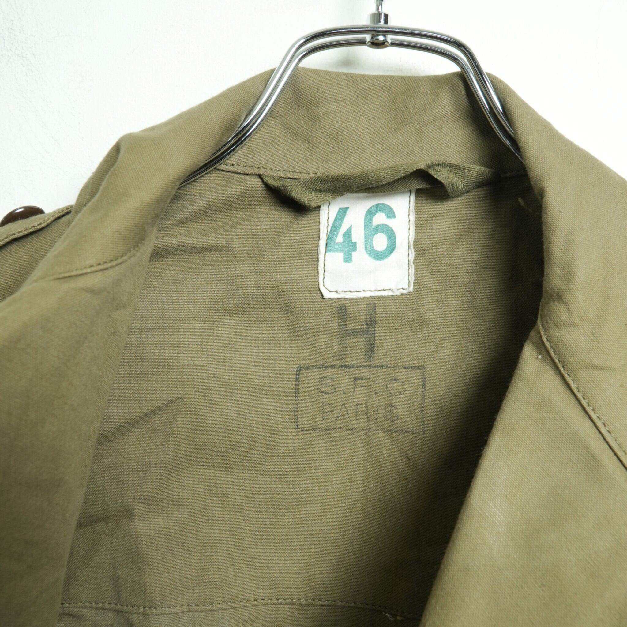 希少 フランス軍 m47 ジャケット 22 ホップサック素材 ビンテージ
