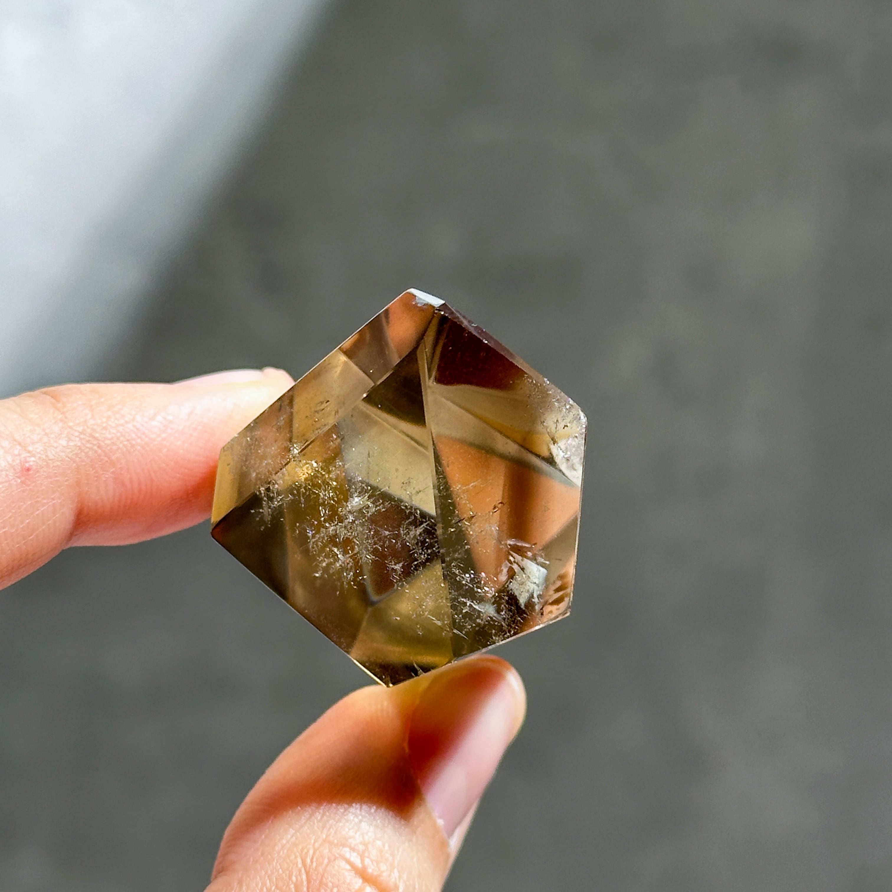 ファントム・透明感◎シトリン（黄水晶） フリーフォーム13◇ Citrine