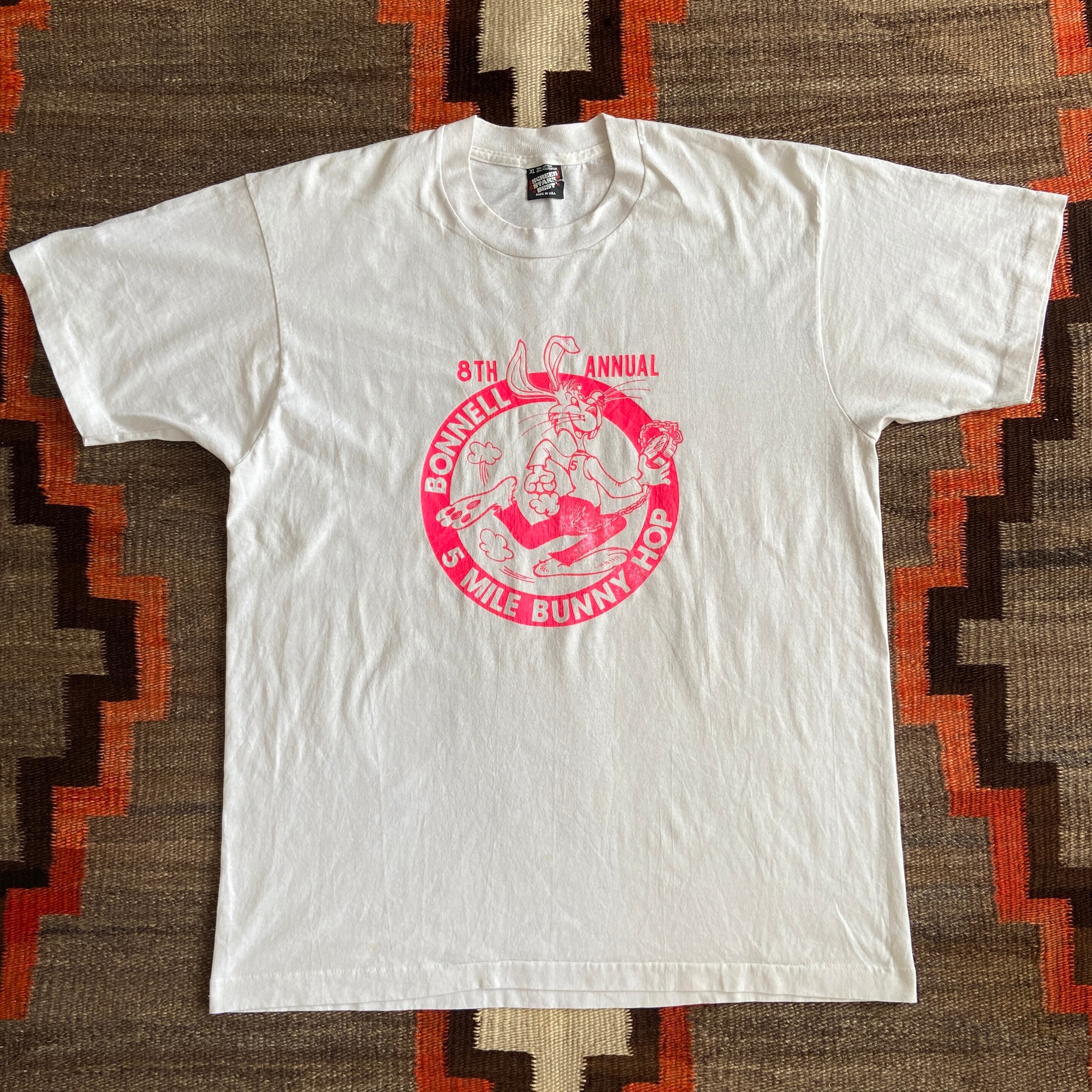 1990s SCREEN STARS Bunny Tee XL Made in USA F649