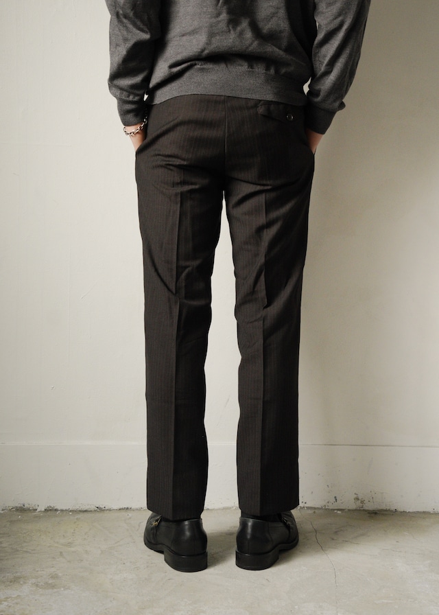 PRADA belted wool slacks