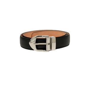 ルイ ヴィトン タイガ サンチュール クラシック ベルト サイズ：90/36 M6843 ブラック シルバー金具 レザー メンズ LOUIS VUITTON 中古