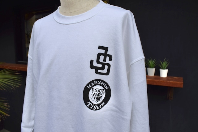 【JHANKSON】HANSHIN TIGERS × JHANKSON SWEAT オフィシャルコラボレーション 本体カラー：WHITE