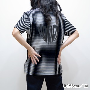 HOWDY Border TEE [ホワイト×ブラック]