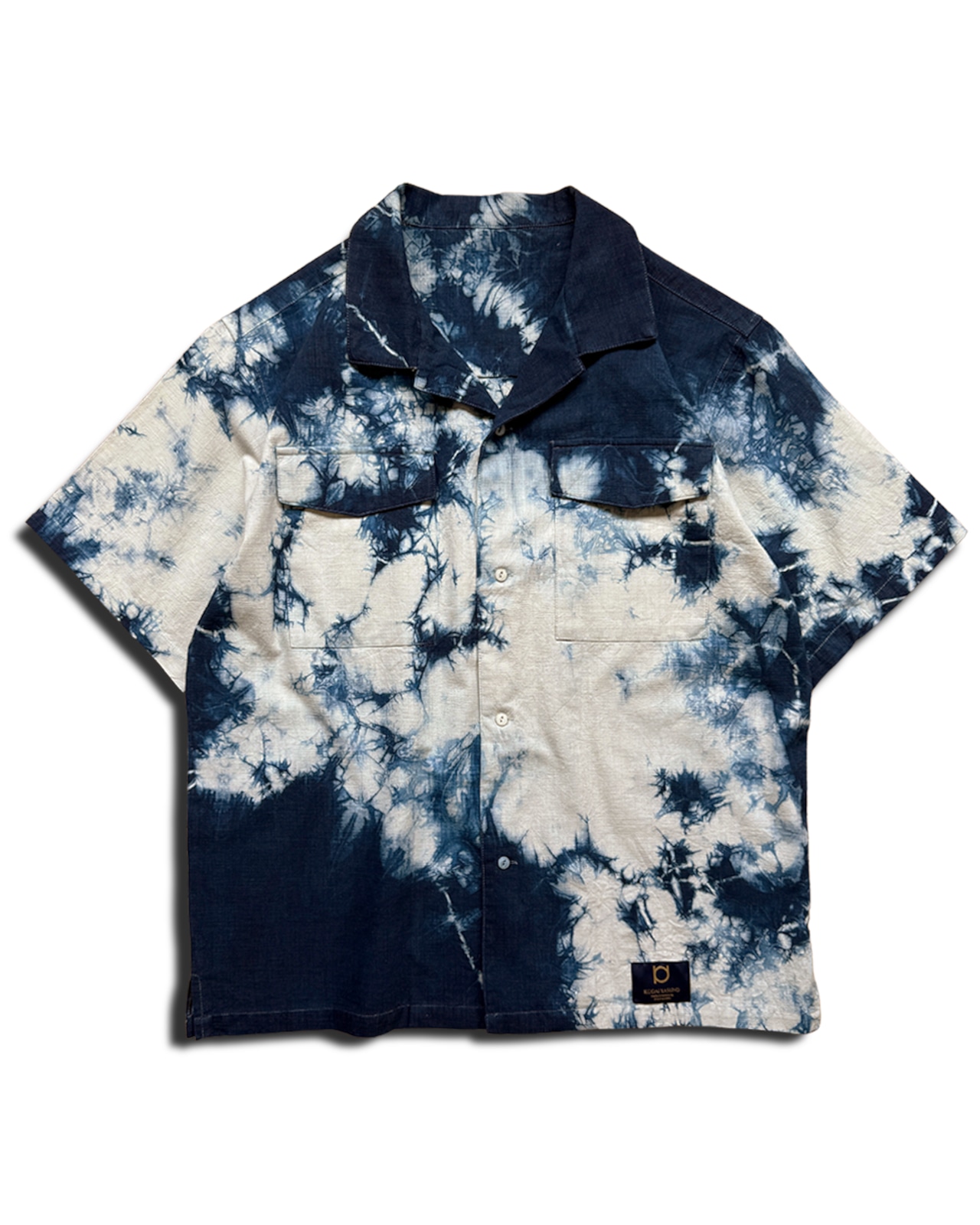 【2着限定販売 / 最短即日発送】藍染め開襟シャツセットアップ MARIN