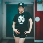【Cotton100％】OCTOPUS SKULL T-shirts (Black×White)-マリアパ