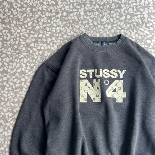 STUSSY / 00's usa製 SS link N°4 sweat size L