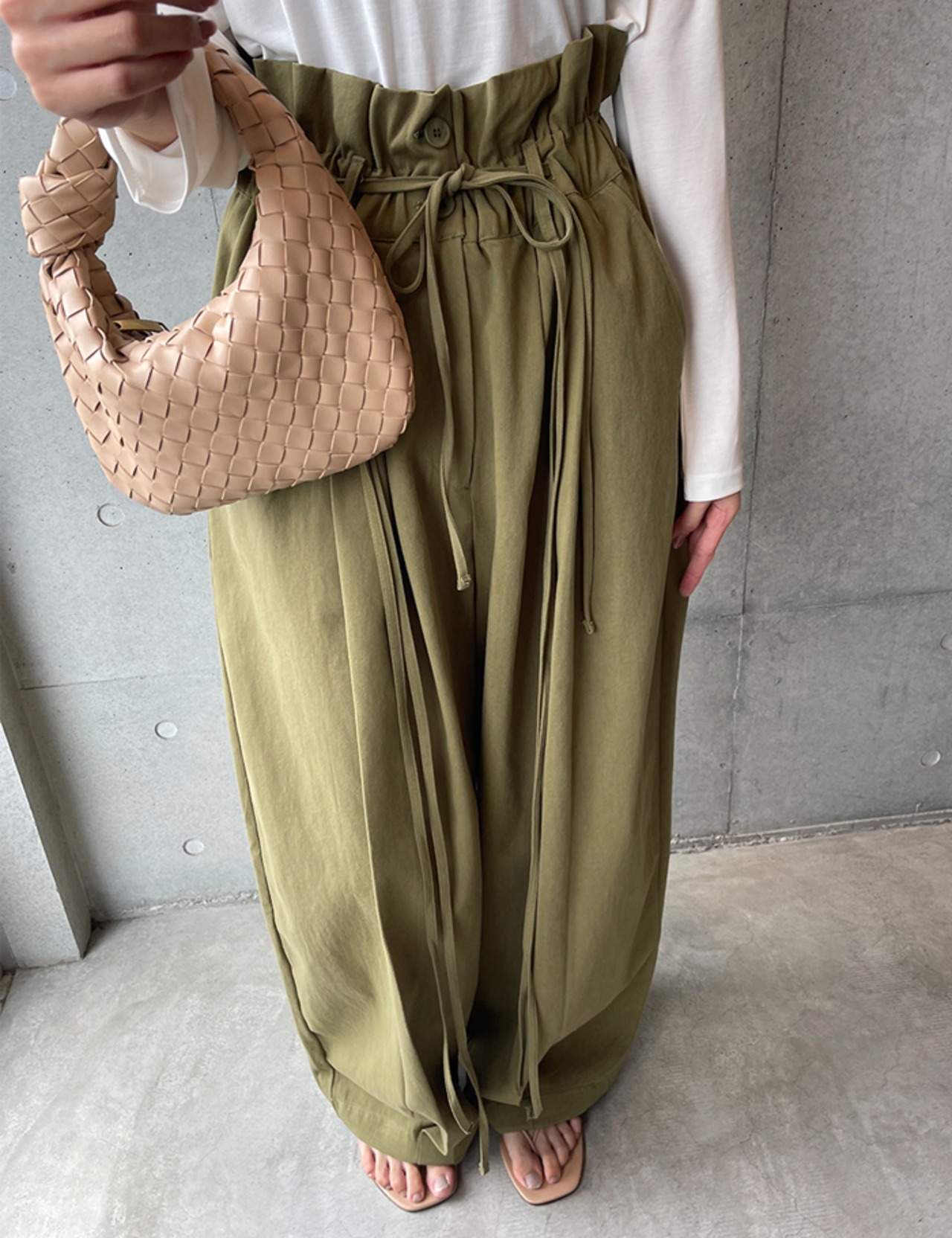 【25aw】Waist-wave 2way Pants_3colors