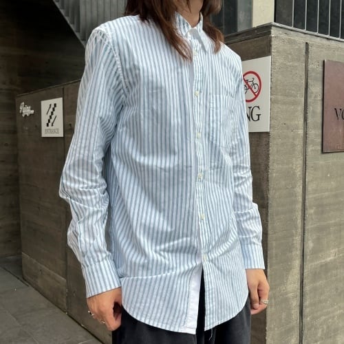 DIESEL ディーゼル ストライプシャツ ブルー系 【代官山08  