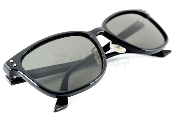 GUCCI サングラス GG1896SK 001 ウェリントン テキストロゴ メンズ レディース アジアンフィット グッチ ITALY イタリア製 正規品-4枚目