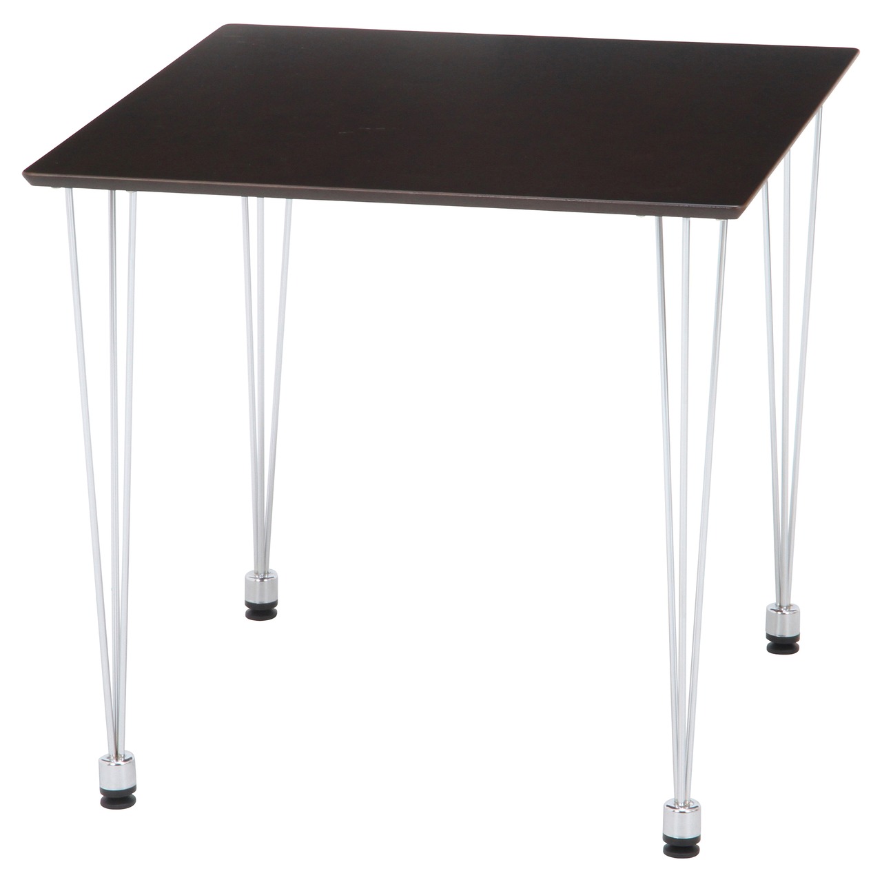 ダイニングテーブル 75cm×75cm スクエア 金属脚