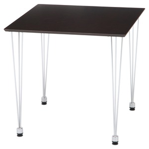 ダイニングテーブル 75cm×75cm スクエア 金属脚