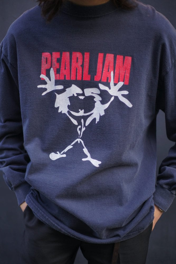 PEARL JAM] Vintage L/S World Tour T-shirt [2000s] The World Tour T
