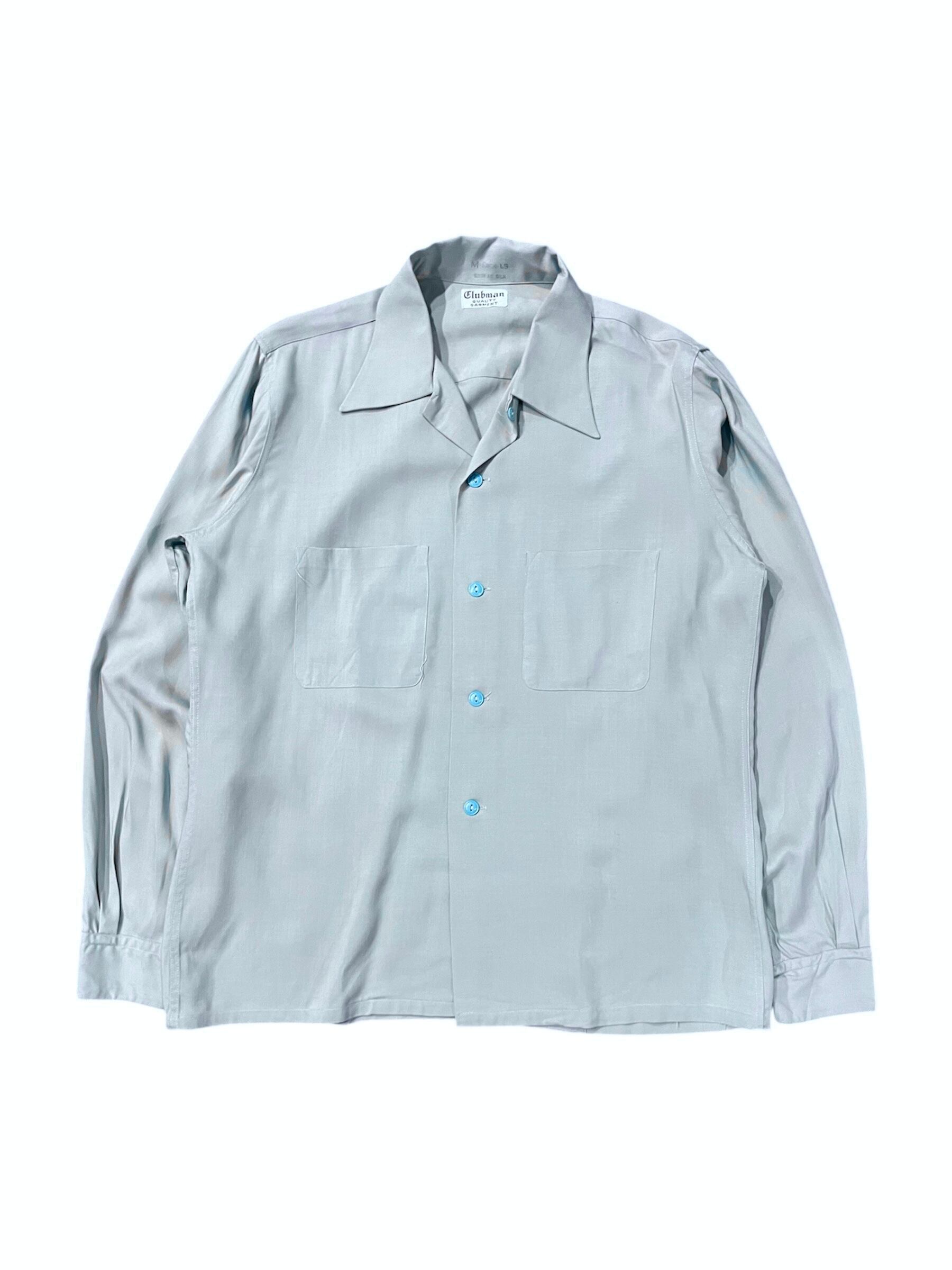 40s〜50s Clubman Rayon Loop Collar Shirt 40年代 レーヨンループ 