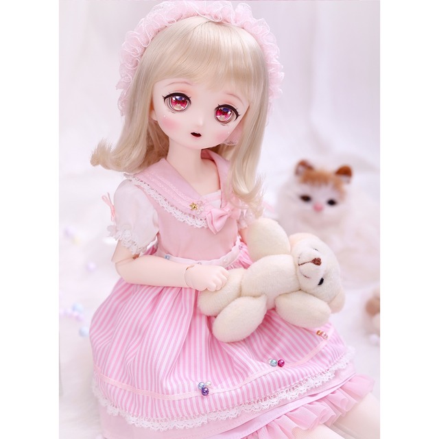 フルセット 1 4 球体関節人形 Bjd カスタムドール メイク 服 ウィッグ ドール ハンドメイド 人形 男の子 女の子 可愛い 誕生日 プレゼント Pp0459 Doll Shop Papipp