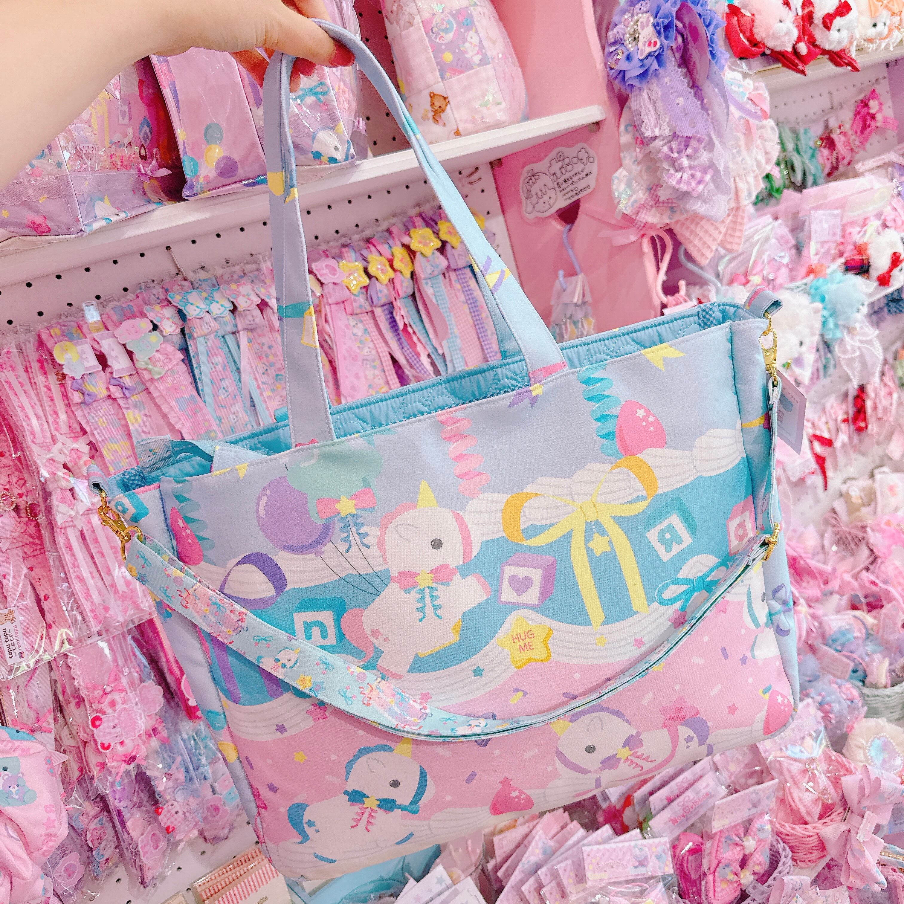 【E7】156-16推し活2wayトートバッグL