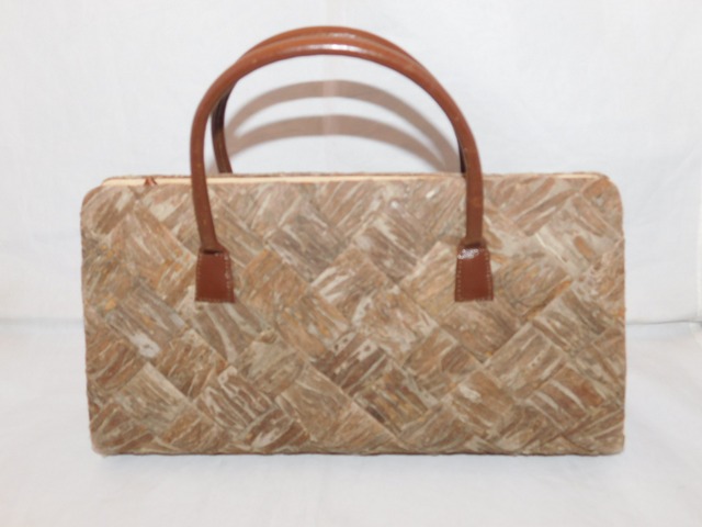 ミキモトパールバックFabric vintage bag(Mikimoto pearl)