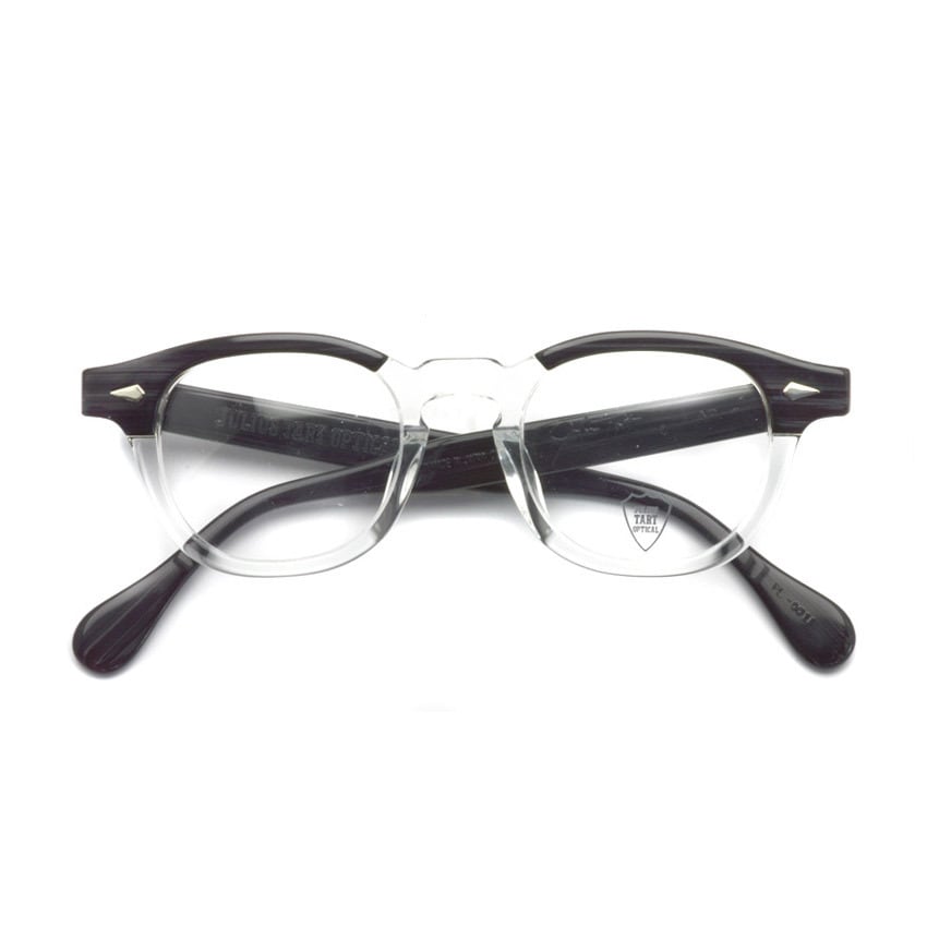 JULIUS TART OPTICAL タート / AR アーネル / ブリッジ :22mm / BLACK WOOD CLEAR  ブラックウッドクリア　メガネフレーム 復刻