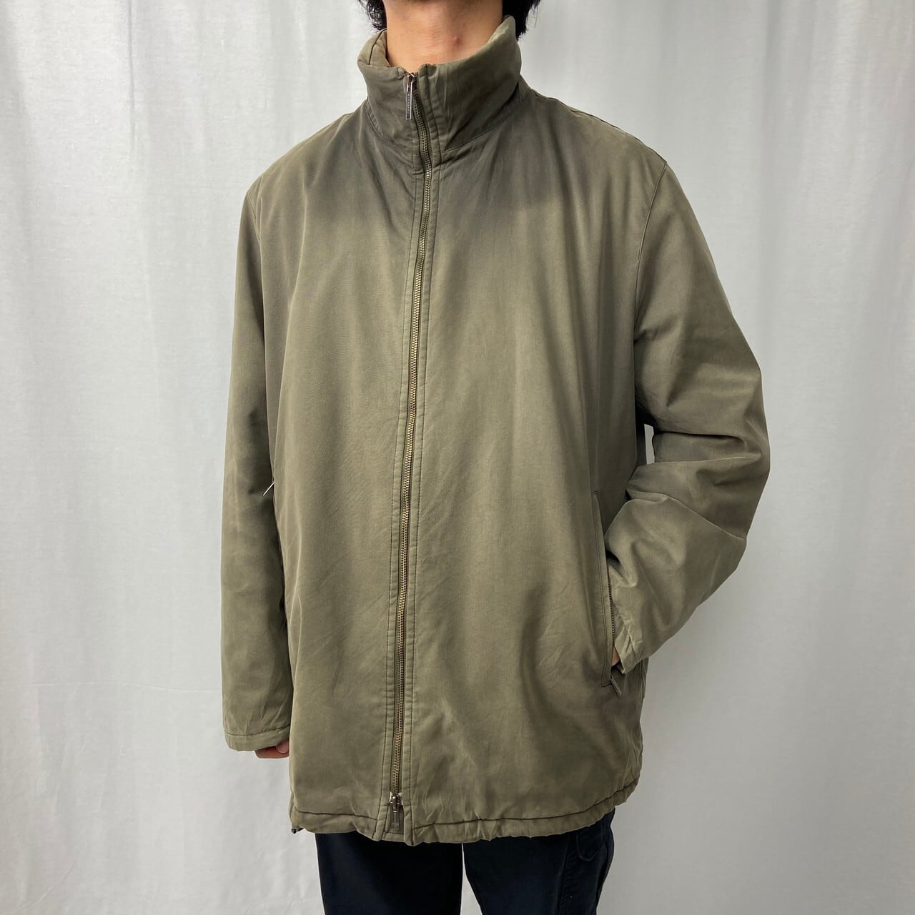 バーバリーコットンブルゾン（ジッパータイプ）