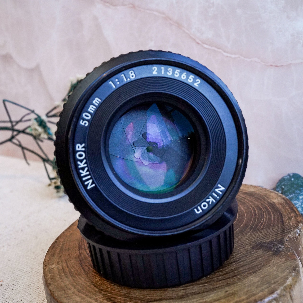 【良品】nikkor 50mm f1.8 ai-s 人気のMFパンケーキ 銘玉