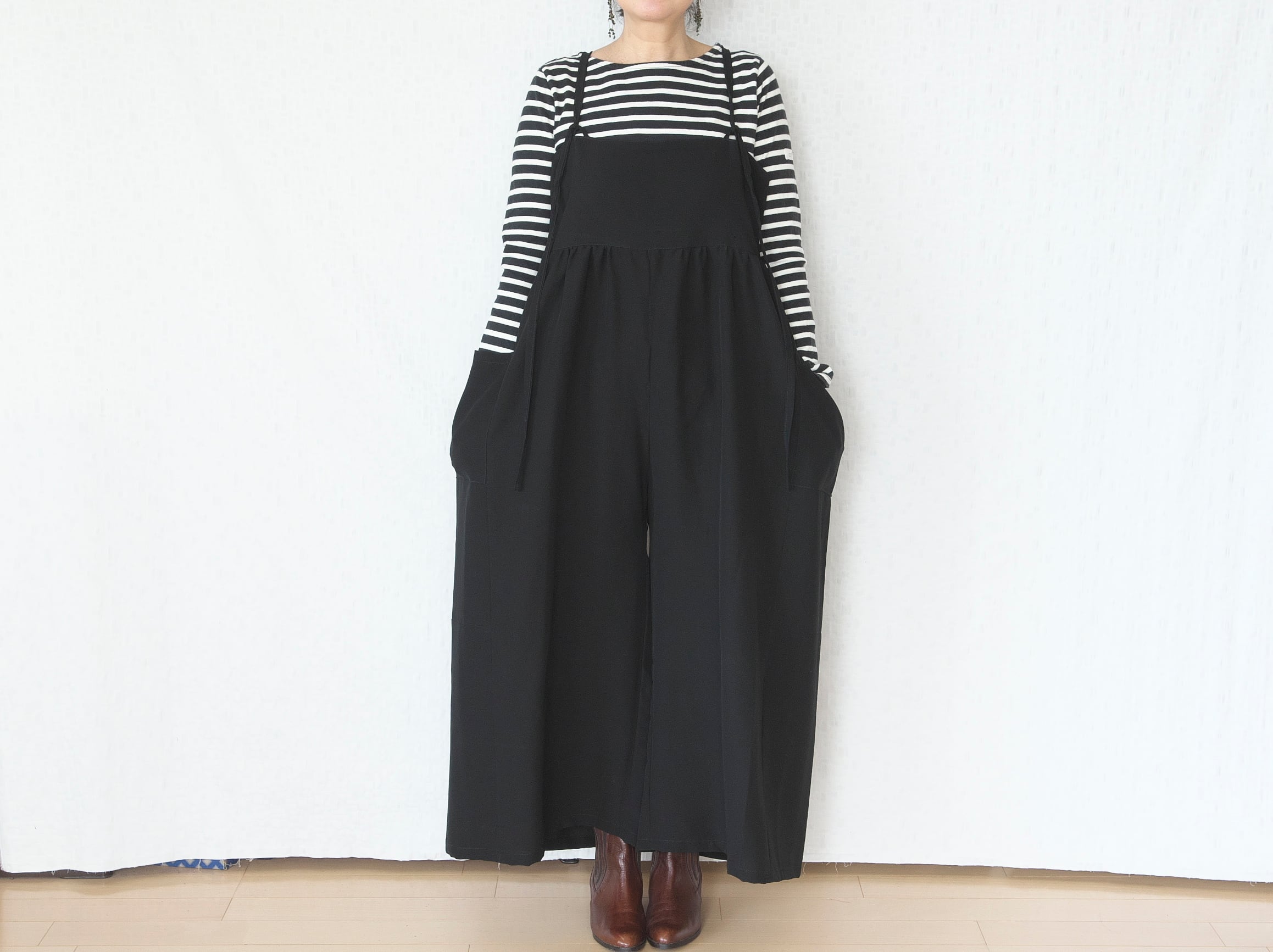 0821 ワイドサロペット | MUhandwork