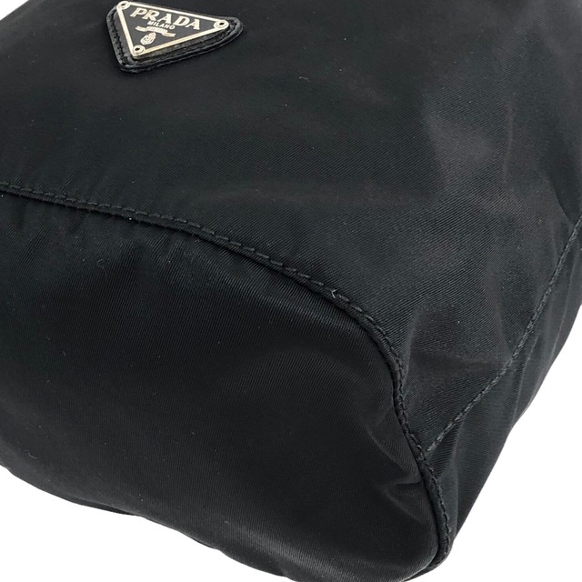 PRADA プラダ トライアングルロゴ ナイロン 巾着 ハンドバッグ ブラック vintage ヴィンテージ オールド snf6t2