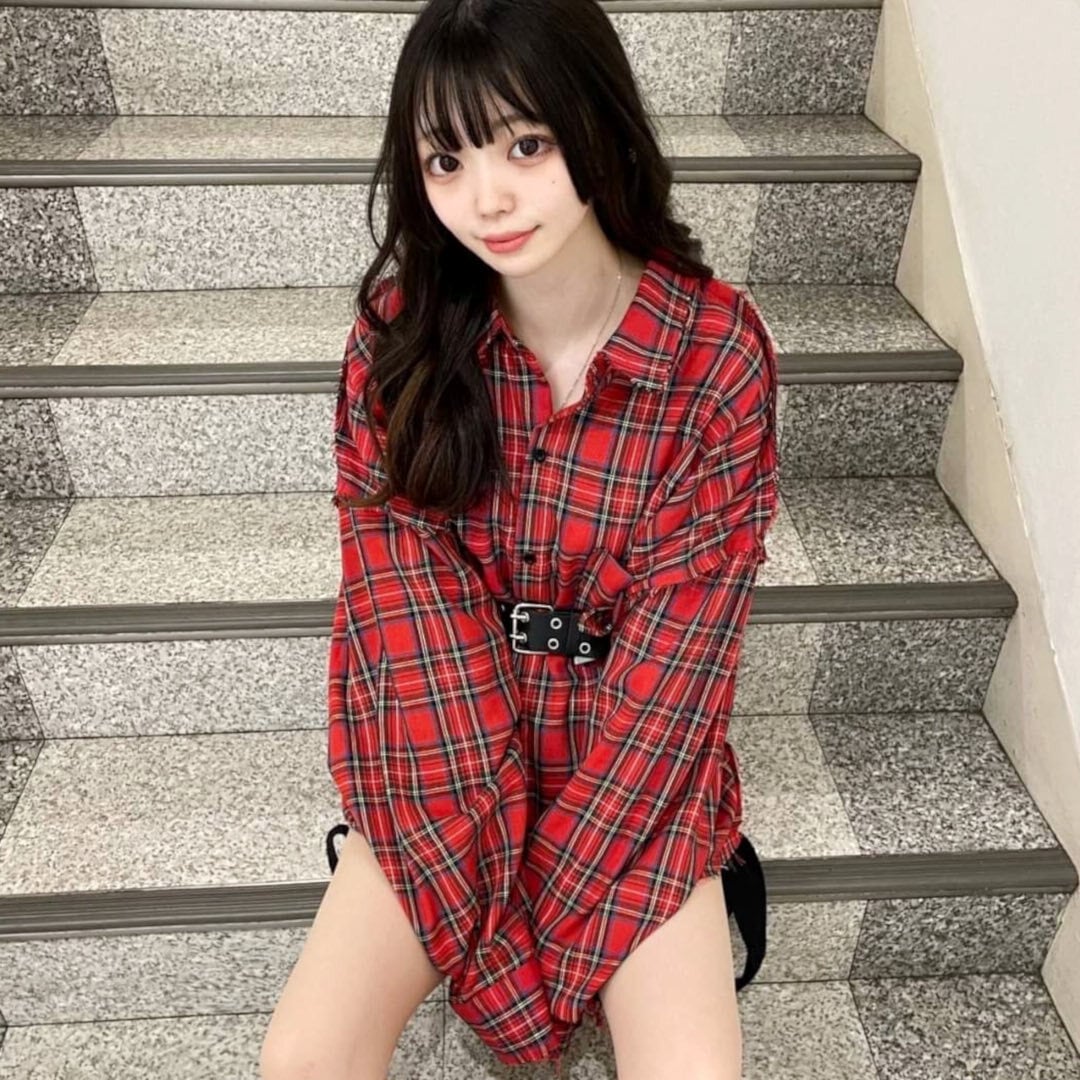 ダメージチェックBIGシャツ(2色展開) | VOLCAN&APHRODITE