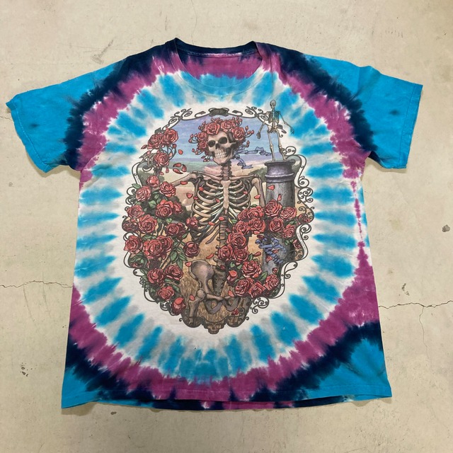 GRAITEFUL DEAD "30TH ANNIVERSARY" TIE DYE TEE (BLACK BOX)