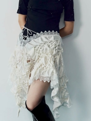 【26SS】Create Clair クリエイトクレイル / SMOCKING VEILL SKIRT