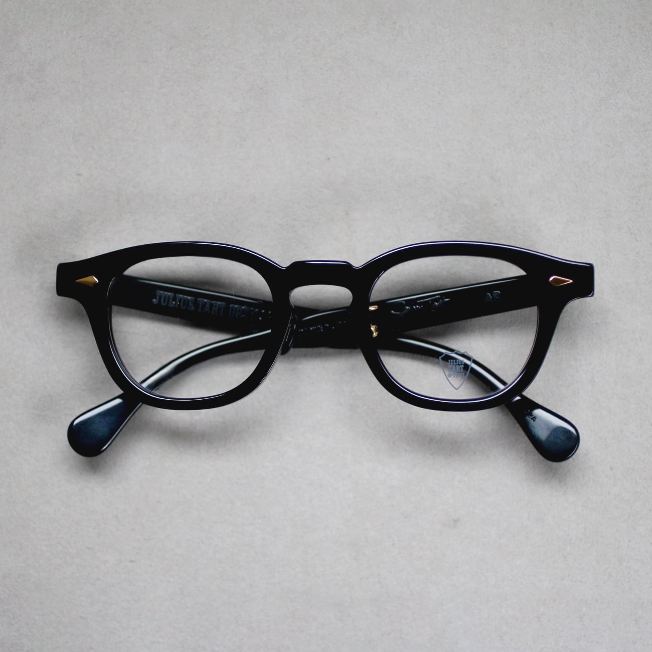 JULIUS TART OPTICAL】AR 46□24 - CHINA TOWN - Black (LARGE