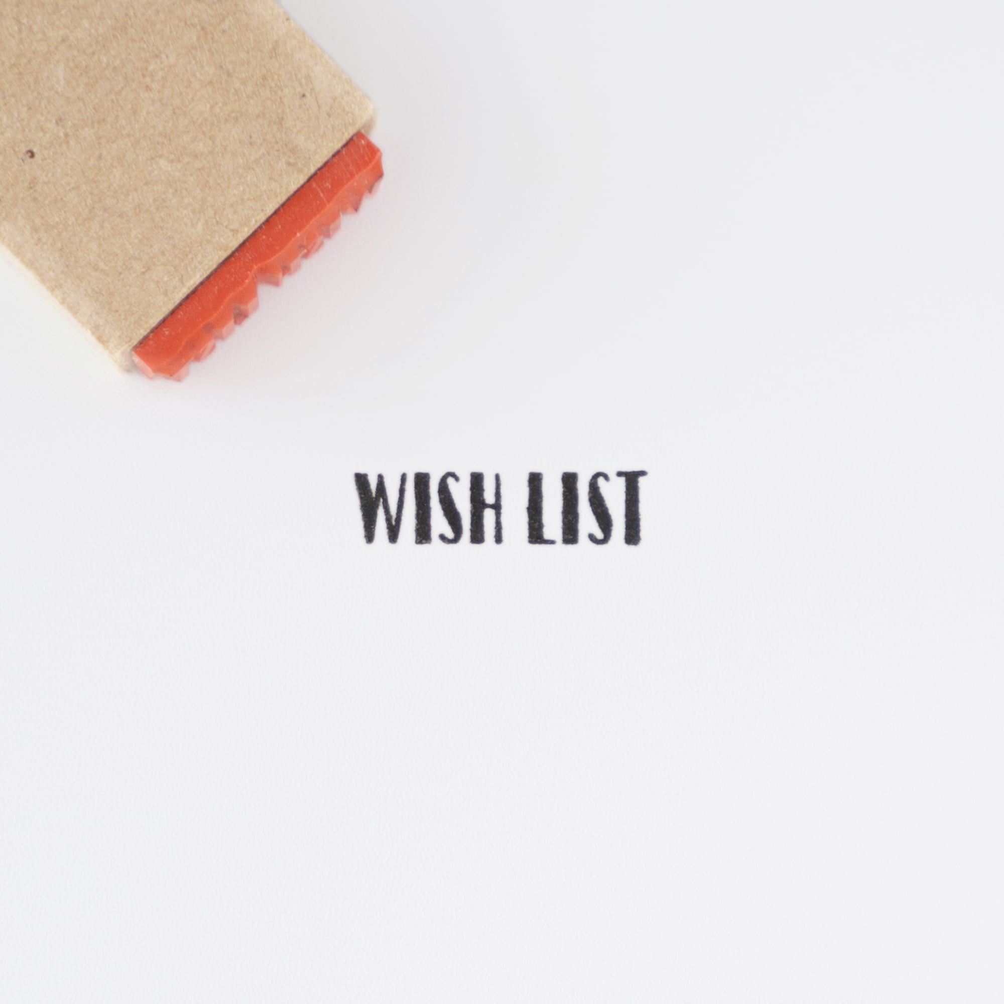 【小さな文字】WISH LIST_ウィッシュリスト | はんこ