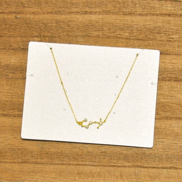 アクセサリー台紙 LL横長 ネックレス ブレスレット ピアス用 90×67mm